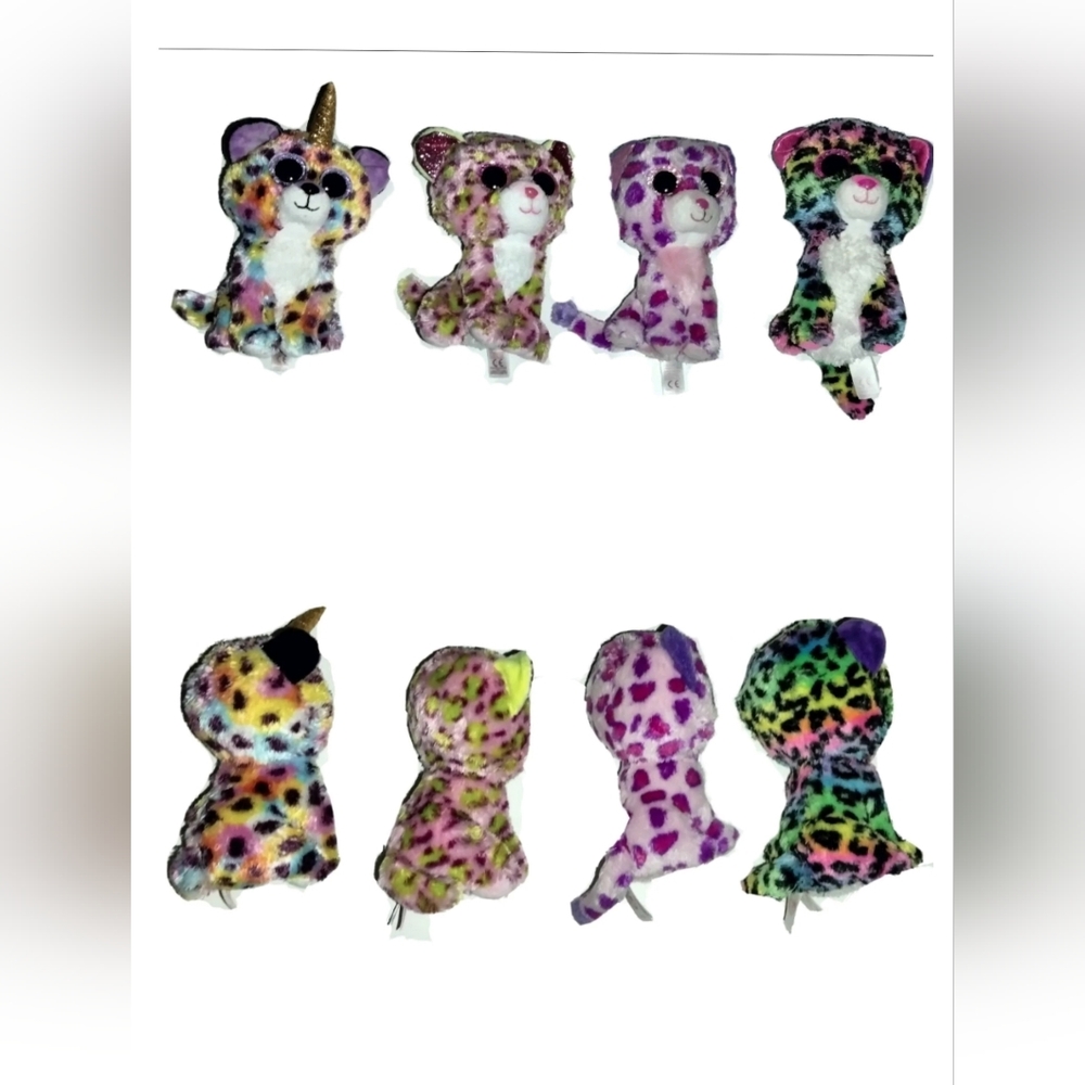 Ty Beanie Boo Dotty, Ty Beanie Boo Glamour, Ty Beanie Boo Lainey, Ty Giselle